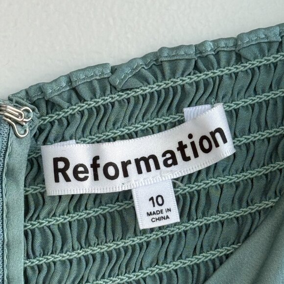 Reformation Frankie Silk Dress - Picture 4 of 7